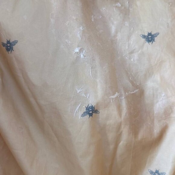 Joules Right As Rain Yellow Bee Print Raincoat Women's US 10 / EU 42 - Picture 9 of 11